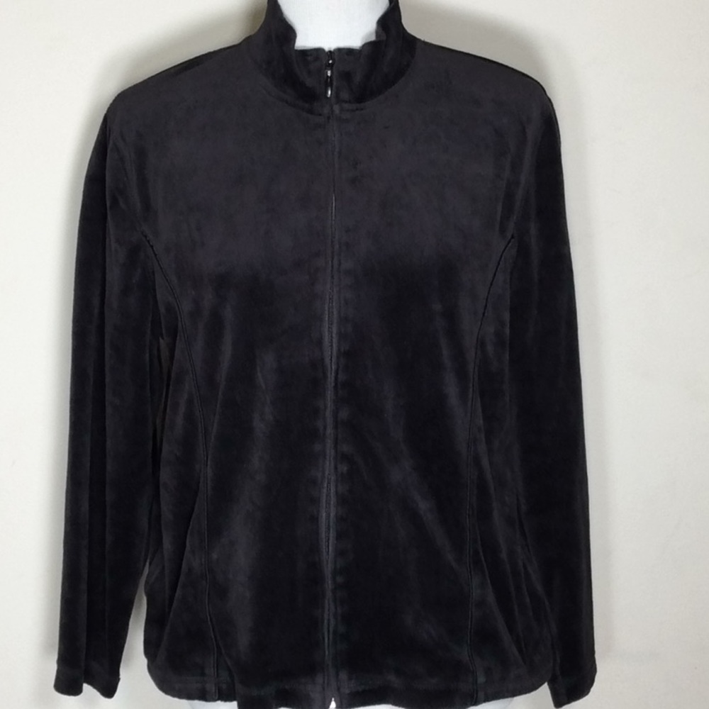 Soft Velvety Track Suit w/Pockets